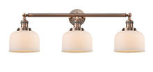 Innovations Lighting 205-AC-G71 - Bell - 3 Light - 32 inch - Antique Copper - Bath Vanity Light