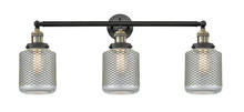 Innovations Lighting 205-BAB-G262 - Stanton - 3 Light - 32 inch - Black Antique Brass - Bath Vanity Light