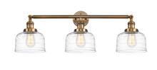 Innovations Lighting 205-BB-G713 - Bell - 3 Light - 32 inch - Brushed Brass - Bath Vanity Light