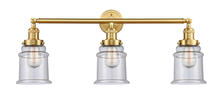 Innovations Lighting 205-SG-G184 - Canton - 3 Light - 30 inch - Satin Gold - Bath Vanity Light
