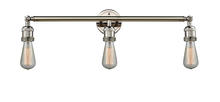 Innovations Lighting 205-PN - Bare Bulb - 3 Light - 30 inch - Polished Nickel - Bath Vanity Light