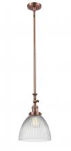 Innovations Lighting 206-AC-G222 - Seneca Falls - 1 Light - 10 inch - Antique Copper - Stem Hung - Mini Pendant