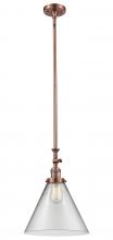 Innovations Lighting 206-AC-G42-L - Cone - 1 Light - 12 inch - Antique Copper - Stem Hung - Mini Pendant