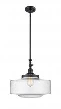 Innovations Lighting 206-BK-G694-16 - Bridgeton - 1 Light - 16 inch - Matte Black - Stem Hung - Adjustable Mini Pendant