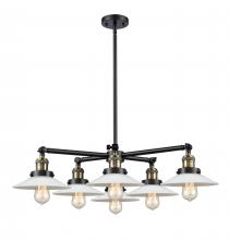Innovations Lighting 207-6CR-BAB-G1 - Halophane 6 Light Chandelier