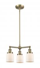 Innovations Lighting 207-AB-G51 - Bell - 3 Light - 19 inch - Antique Brass - Stem Hung - Chandelier