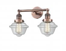Innovations Lighting 208-AC-G532 - Oxford - 2 Light - 17 inch - Antique Copper - Bath Vanity Light