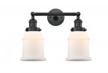 Innovations Lighting 208-BK-G181 - Canton - 2 Light - 17 inch - Matte Black - Adjustable Bath Vanity Light