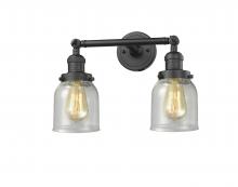 Innovations Lighting 208-OB-G54 - Bell - 2 Light - 16 inch - Oil Rubbed Bronze - Bath Vanity Light
