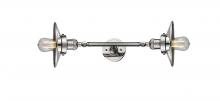 Innovations Lighting 208L-PN-M1 - Railroad - 2 Light - 8 inch - Polished Nickel - Adjustable Bath Vanity Light
