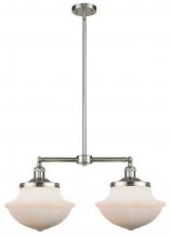 Innovations Lighting 209-SN-G541 - Oxford - 2 Light - 25 inch - Brushed Satin Nickel - Stem Hung - Adjustable Island Light