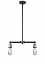 Innovations Lighting 209-BAB - Bare Bulb - 2 Light - 20 inch - Black Antique Brass - Stem Hung - Adjustable Island Light