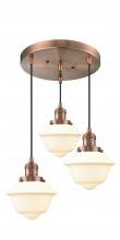 Innovations Lighting 211/3-AC-G531 - Small Oxford 3 Light Multi-Pendant