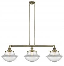 Innovations Lighting 213-AB-G544 - Oxford - 3 Light - 42 inch - Antique Brass - Stem Hung - Island Light