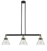 Innovations Lighting 213-BAB-G44 - Cone - 3 Light - 40 inch - Black Antique Brass - Stem Hung - Adjustable Island Light