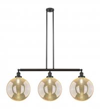 Innovations Lighting 213-OB-G208-12 - Beacon - 3 Light - 44 inch - Oil Rubbed Bronze - Stem Hung - Adjustable Island Light
