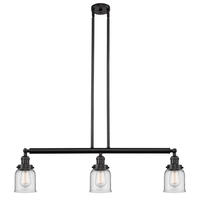 Innovations Lighting 213-OB-G52 - Bell - 3 Light - 38 inch - Oil Rubbed Bronze - Stem Hung - Adjustable Island Light
