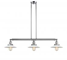 Innovations Lighting 213-PC-G1 - Halophane - 3 Light - 41 inch - Polished Chrome - Stem Hung - Adjustable Island Light