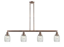 Innovations Lighting 214-AC-G302 - Colton - 4 Light - 50 inch - Antique Copper - Stem Hung - Island Light