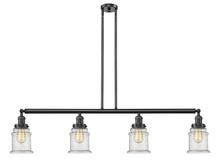 Innovations Lighting 214-OB-G184 - Canton - 4 Light - 51 inch - Oil Rubbed Bronze - Stem Hung - Island Light