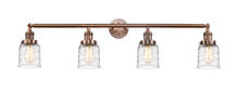 Innovations Lighting 215-AC-G513 - Bell - 4 Light - 42 inch - Antique Copper - Bath Vanity Light