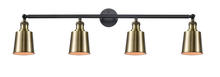 Innovations Lighting 215-BAB-M9-AB - Addison - 4 Light - 42 inch - Black Antique Brass - Bath Vanity Light