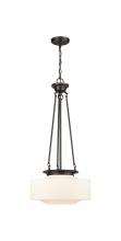 Innovations Lighting 221-1P-OB-G691-16 - Bridgeton - 1 Light - 16 inch - Oil Rubbed Bronze - Chain Hung - Pendant