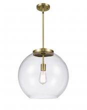 Innovations Lighting 221-1S-AB-G122-16 - Athens - 1 Light - 16 inch - Antique Brass - Cord hung - Pendant