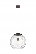 Innovations Lighting 221-1S-OB-G1215-14 - Athens Water Glass - 1 Light - 13 inch - Oil Rubbed Bronze - Stem Hung - Pendant