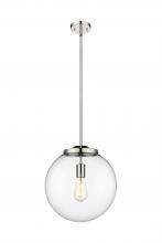 Innovations Lighting 221-1S-PN-G202-14 - Beacon - 1 Light - 16 inch - Polished Nickel - Cord hung - Pendant