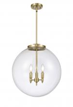 Innovations Lighting 221-3S-AB-G202-18 - Beacon - 3 Light - 18 inch - Antique Brass - Cord hung - Pendant