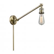 Innovations Lighting 237-AB - Bare Bulb - 1 Light - 5 inch - Antique Brass - Swing Arm