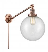 Innovations Lighting 237-AC-G204-10 - Beacon - 1 Light - 10 inch - Antique Copper - Swing Arm