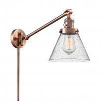Innovations Lighting 237-AC-G44 - Cone - 1 Light - 8 inch - Antique Copper - Swing Arm