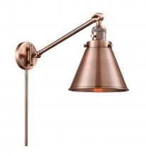 Innovations Lighting 237-AC-M13-AC - Appalachian - 1 Light - 8 inch - Antique Copper - Swing Arm