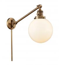 Innovations Lighting 237-BB-G201-8 - Beacon - 1 Light - 8 inch - Brushed Brass -Adjustable Swing Arm