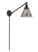 Innovations Lighting 237-OB-G43 - Cone - 1 Light - 8 inch - Oil Rubbed Bronze -Adjustable Swing Arm