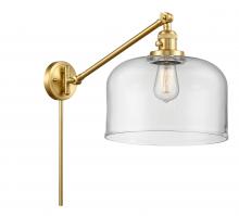 Innovations Lighting 237-SG-G72-L - Bell - 1 Light - 12 inch - Satin Gold -Adjustable Swing Arm