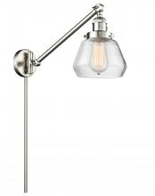 Innovations Lighting 237-SN-G172-LED - Fulton - 1 Light - 8 inch - Brushed Satin Nickel -Adjustable Swing Arm