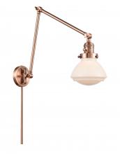 Innovations Lighting 238-AC-G321 - Olean - 1 Light - 9 inch - Antique Copper - Swing Arm