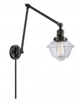 Innovations Lighting 238-BK-G532 - Oxford - 1 Light - 8 inch - Matte Black - Swing Arm