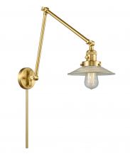 Innovations Lighting 238-SG-G2 - Halophane - 1 Light - 9 inch - Satin Gold -Adjustable Swing Arm