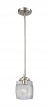 Innovations Lighting 284-1S-SN-G302 - Colton - 1 Light - 6 inch - Brushed Satin Nickel - Stem hung - Mini Pendant