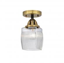 Innovations Lighting 288-1C-BAB-G302 - Colton - 1 Light - 6 inch - Black Antique Brass - Semi-Flush Mount