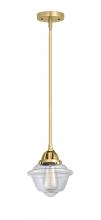 Innovations Lighting 288-1S-SG-G532 - Oxford - 1 Light - 8 inch - Satin Gold - Stem hung - Mini Pendant