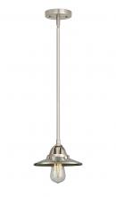 Innovations Lighting 288-1S-SN-M2-SN - Railroad - 1 Light - 8 inch - Brushed Satin Nickel - Stem hung - Mini Pendant