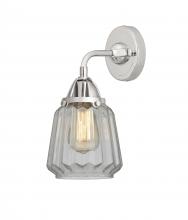 Innovations Lighting 288-1W-PC-G142 - Chatham - 1 Light - 7 inch - Polished Chrome - Sconce