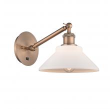 Innovations Lighting 317-1W-AC-G131 - Orwell - 1 Light - 8 inch - Antique Copper - Sconce