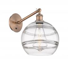 Innovations Lighting 317-1W-AC-G556-10CL - Rochester - 1 Light - 10 inch - Antique Copper - Adjustable - Sconce