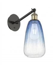 Innovations Lighting 317-1W-BAB-G480-6SB - Brookhaven Almond - 1 Light - 6 inch - Black Antique Brass - Sconce